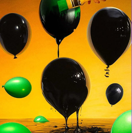 Kunstdruck "GREENWASHING"