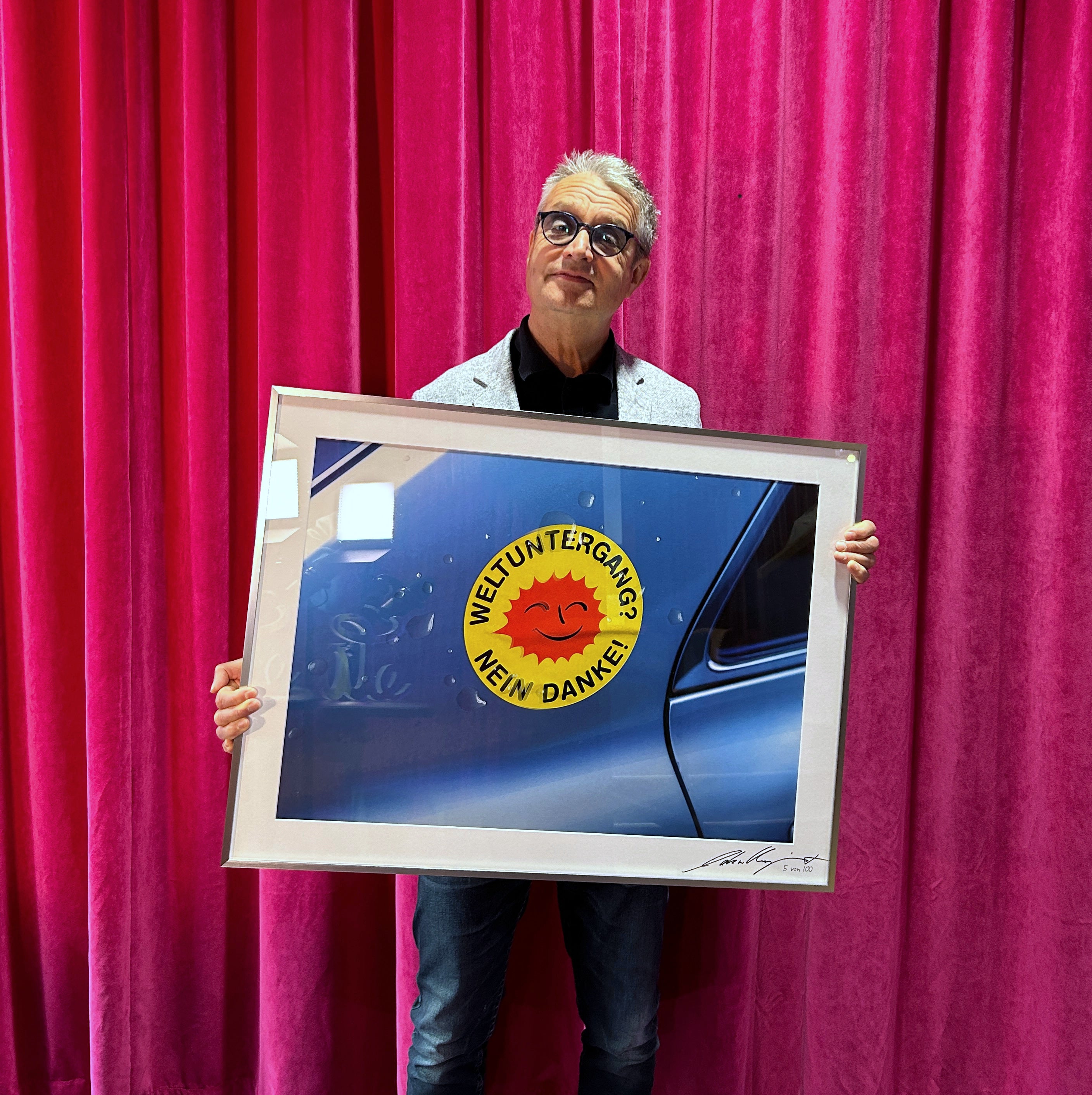 Kunstdruck "WELTUNTERGANG?"