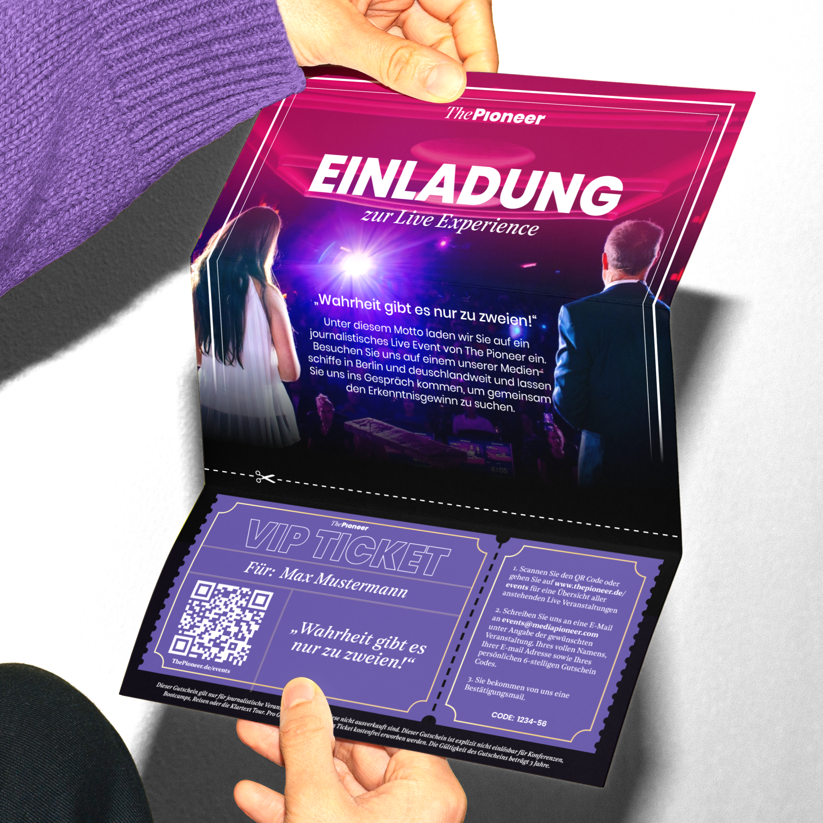 Gutschein Live Journalismus