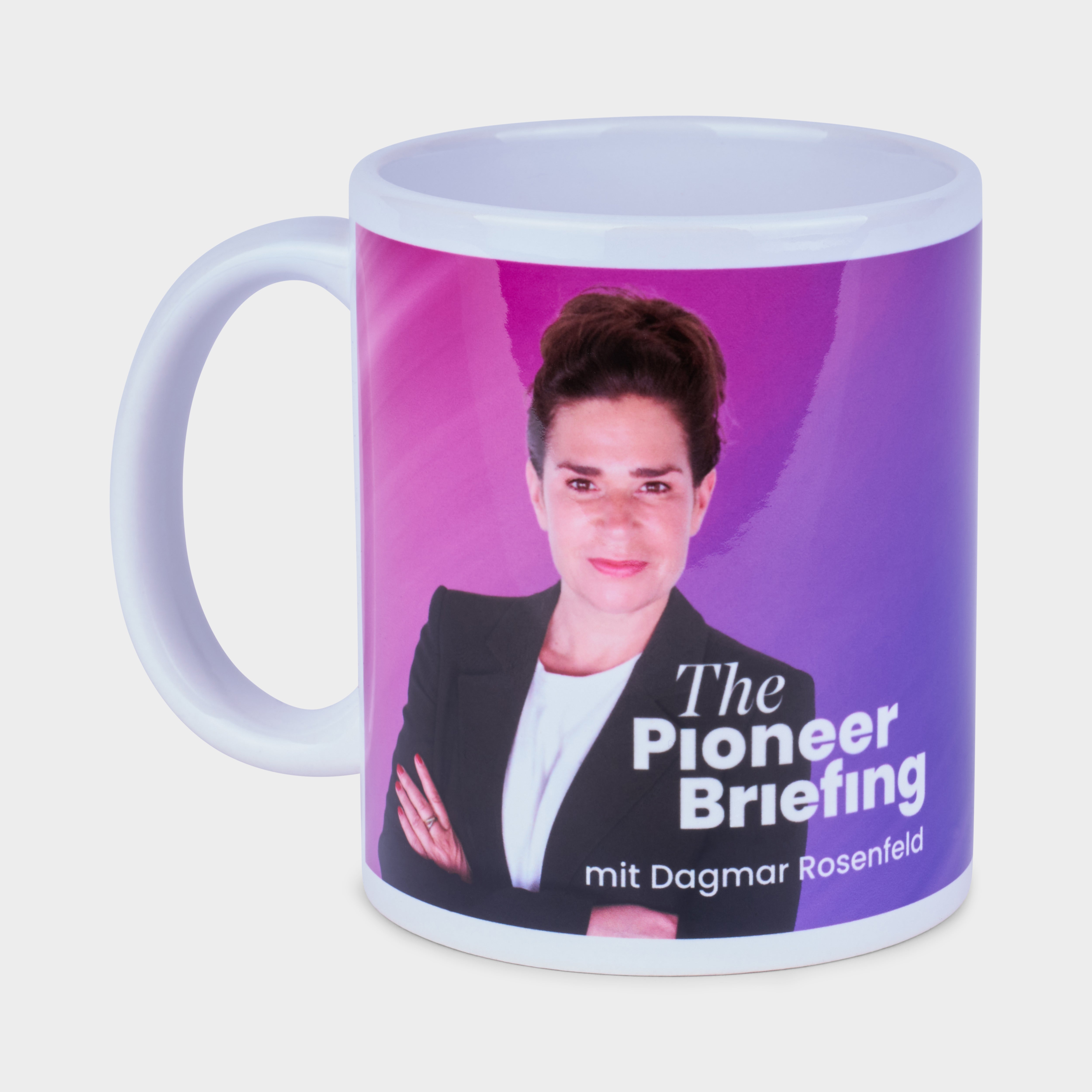 "The Pioneer Briefing" Tasse