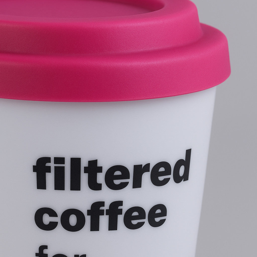 Porzellan To Go Becher "Unfiltered Truth"