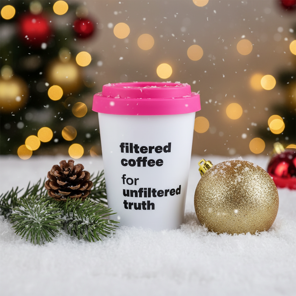 Porzellan Becher Unfiltered Truth